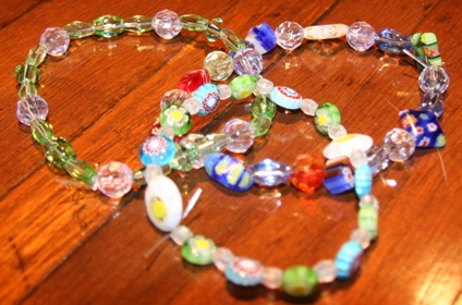 Glass Beaded Bracelets Handmade by the Children of Hopeful Home - $8